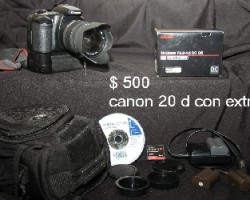 Canon 20d con extras