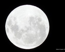 Luna en el último eclipse