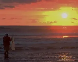 Pescador all atardecer