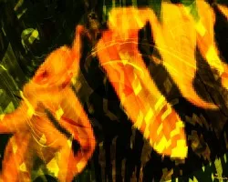 Girasol abstracto