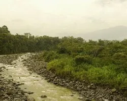 Rio Toro Amarillo y volc?n Arenal