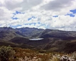 En medio de las montaña