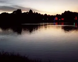 Cayendo la tarde en el estanco