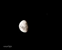 Luna y jupiter