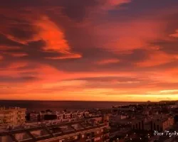 Color de frío y viento