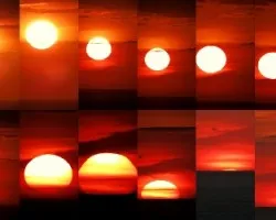 Ocaso en las murciélago