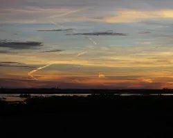 Atardecer en la tablas de daimiel