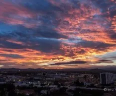 Puesta de sol otoñal