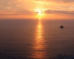 Cae el día en fisterra (a coruña)