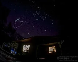 Una linda noche estrellada