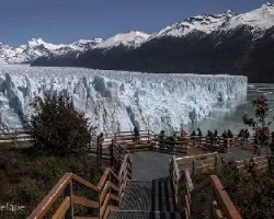 Pasarela en el perito moreno