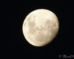 Luna en el último eclipse